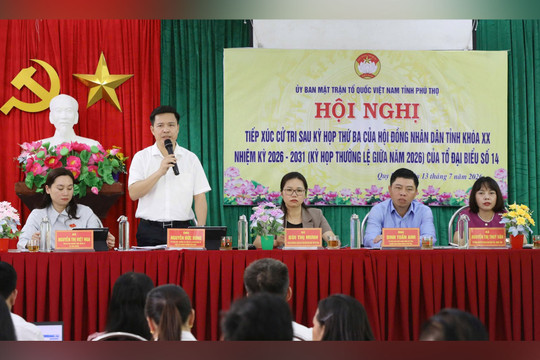 Phú Thọ: Cử tri kiến nghị sớm khắc phục hạ tầng giao thông xuống cấp
