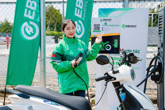 Grab đầu tư phát triển hạ tầng trạm sạc xe điện