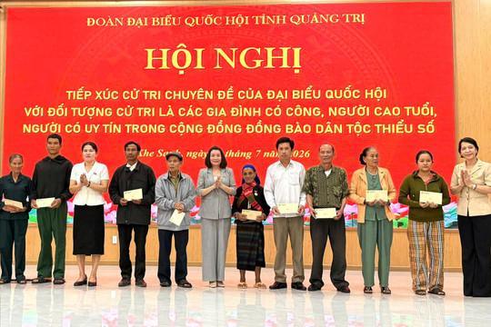 Quảng Trị: Đoàn ĐBQH tỉnh tiếp xúc cử tri chuyên đề tại xã Khe Sanh
