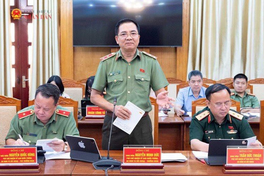 Đoàn khảo sát của Ủy ban Quốc phòng, An ninh và Đối ngoại làm việc với UBND tỉnh Bắc Ninh