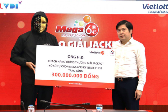 Một người ở Huế trúng Jackpot Vietlott 18,6 tỷ đồng