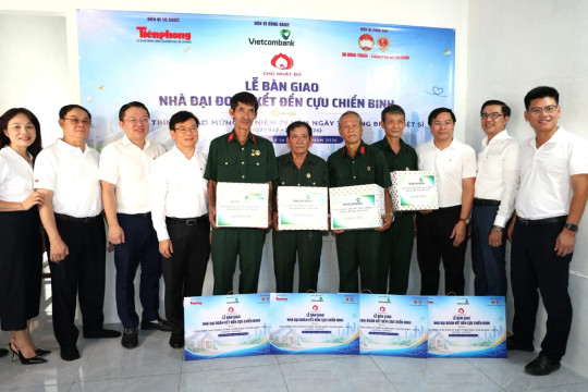 Vietcombank hỗ trợ xây dựng 6 mái ấm nghĩa tình cho cựu chiến binh TP. Hồ Chí Minh