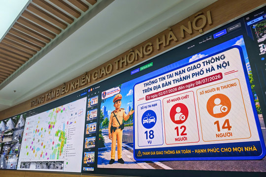 Cận cảnh hệ thống thông minh, ứng dụng AI vào điều hành giao thông Hà Nội
