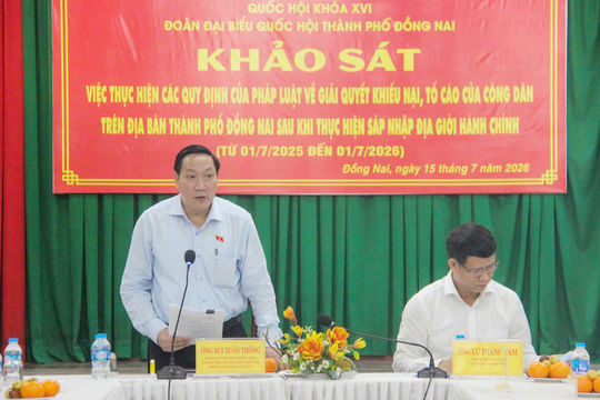 TP. Đồng Nai: Phân loại giải quyết đơn thư, xử lý dứt điểm vụ việc phức tạp, kéo dài