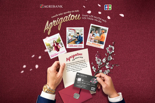 Agrigatou: Thay lời muốn nói - Gói trọn tri ân cùng thẻ Agribank JCB