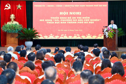 Hà Nội triển khai Đề án Thí điểm mô hình “xã, phường xã hội chủ nghĩa”