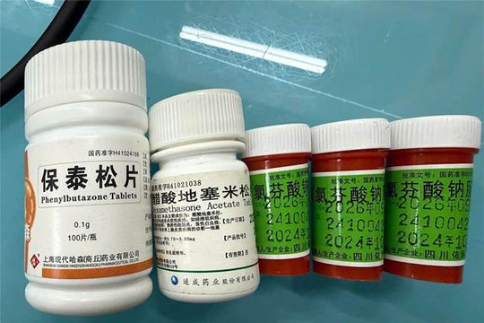 Người đàn ông nguy kịch vì uống thuốc có chứa chất cấm Phenylbutazone qua mạng