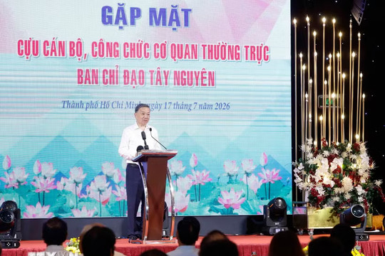 Tổng Bí thư, Chủ tịch nước Tô Lâm: Đóng góp của Ban Chỉ đạo Tây Nguyên quan trọng và rất đáng tự hào