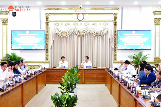 Đoàn khảo sát của Ủy ban Văn hóa và Xã hội làm việc với UBND TP. Hồ Chí Minh