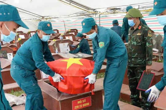 Xoa dịu nỗi đau chiến tranh bằng nghĩa tình trọn vẹn