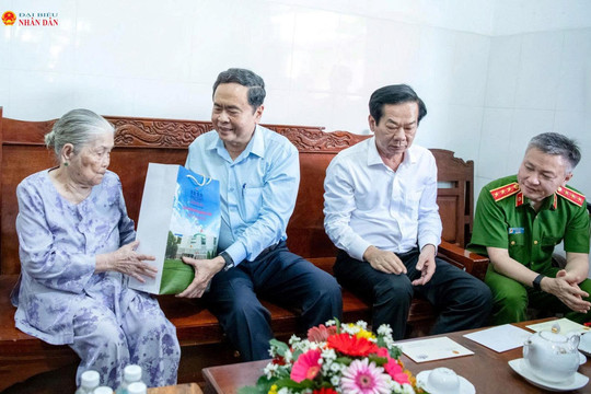 Chủ tịch Quốc hội Trần Thanh Mẫn: Chăm lo người có công "đã làm tốt rồi thì càng làm tốt hơn nữa"