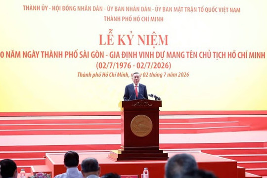 Full remarks by General Secretary, President To Lam at 50th anniversary of Sai Gon-Gia Dinh named after President Ho Chi Minh