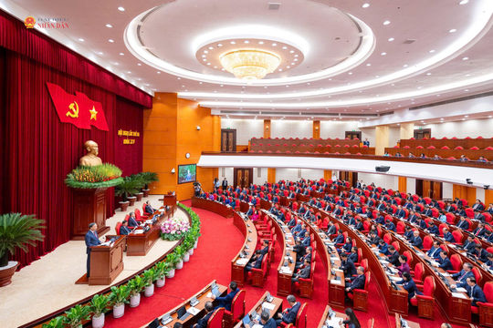 Thông cáo báo chí về ngày làm việc thứ hai Hội nghị Trung ương 3 khóa XIV