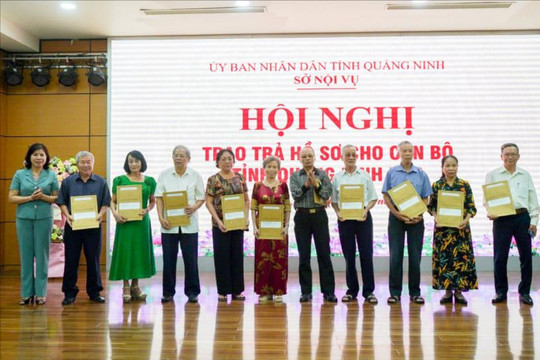 Quảng Ninh đẩy mạnh tìm kiếm, xác minh và trao trả hồ sơ, kỷ vật cho cán bộ đi B