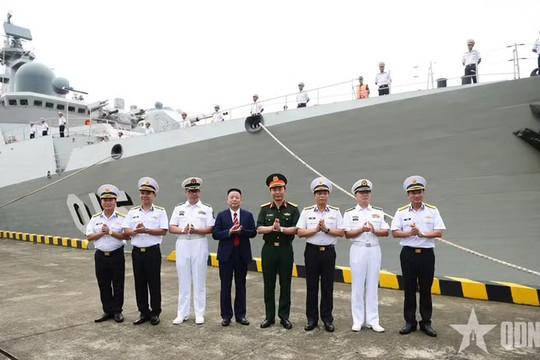 Vietnamese naval vessel begins friendship visit to China