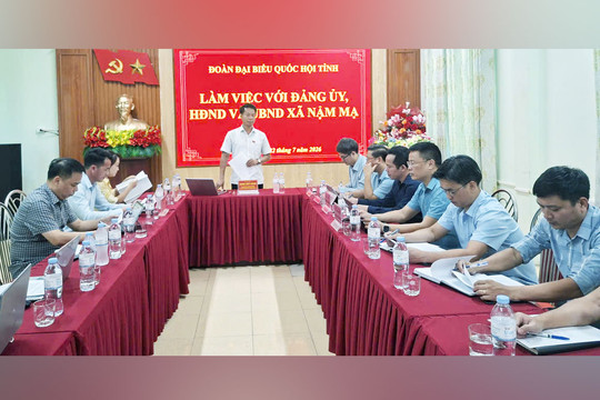 Đoàn ĐBQH tỉnh Lai Châu khảo sát hoạt động xã Nậm Cuổi, Nậm Mạ