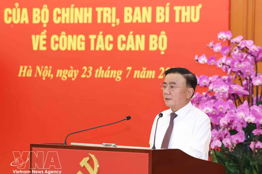 Politburo, Party Central Committee's Secretariat announce personnel assignments