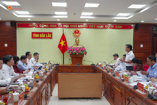 Đoàn công tác của Ủy ban Khoa học, Công nghệ và Môi trường Quốc hội làm việc tại tỉnh Đắk Lắk