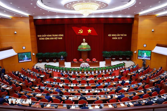 Cơ quan Đảng ủy các cơ quan Đảng Trung ương thông báo nhanh kết quả Hội nghị Trung ương 3, khóa XIV