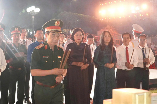 Một số hình ảnh Cầu truyền hình "Sao sáng dẫn đường" tại Quảng Trị