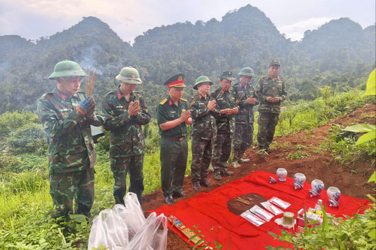 Bộ Chỉ huy Quân sự tỉnh Tuyên Quang nỗ lực đưa các liệt sĩ trở về với đất mẹ