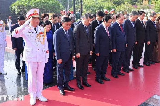 Lãnh đạo Đảng, Nhà nước tưởng niệm các Anh hùng liệt sĩ
