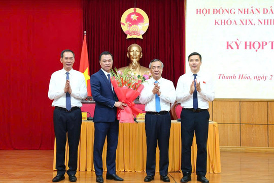 Thiếu tướng Tô Anh Dũng được bầu giữ chức Chủ tịch UBND tỉnh Thanh Hóa