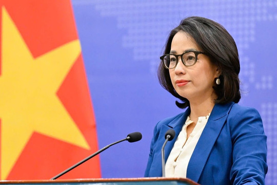 Ministry of Foreign Affairs updates on rescue efforts after Khoi Nguyen 18 vessel sinks at sea