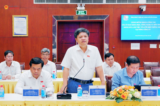Ủy ban Khoa học, Công nghệ và Môi trường khảo sát tại Tổng công ty điện lực TP. Hồ Chí Minh