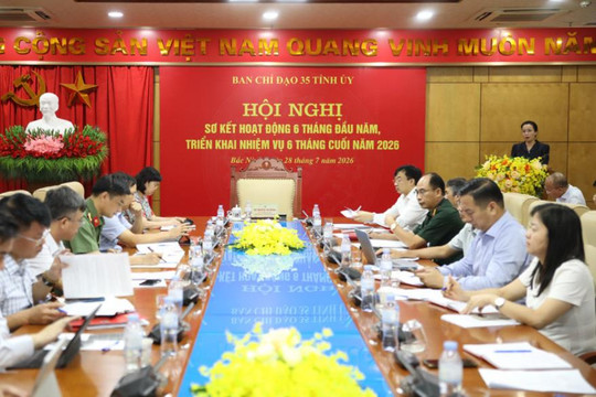 Ban Chỉ đạo 35 Tỉnh ủy Bắc Ninh triển khai nhiệm vụ 6 tháng cuối năm