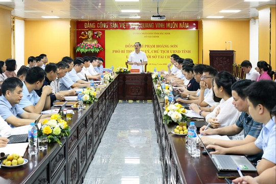 Chủ tịch UBND tỉnh Bắc Ninh làm việc với Sở Tài chính về thực hiện nhiệm vụ sau 1 năm vận hành chính quyền địa phương 2 cấp