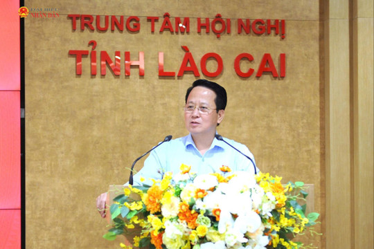 Đoàn giám sát của Ủy ban Dân nguyện và Giám sát làm việc với UBND tỉnh Lào Cai