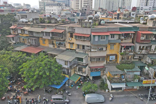 Hà Nội đẩy nhanh cải tạo, xây dựng lại 8 khu chung cư cũ