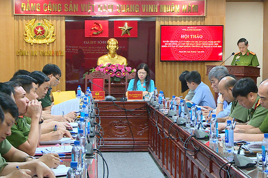 Thanh Hóa: Công an tỉnh lấy ý kiến đối với các dự án luật do Bộ Công an chủ trì soạn thảo
