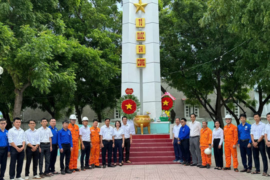 Nhiệt điện Vĩnh Tân 4: Trách nhiệm tri ân nhân dịp Ngày Thương binh-Liệt sĩ