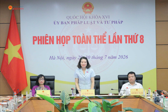Ủy ban Pháp luật và Tư pháp họp Phiên toàn thể lần thứ 8