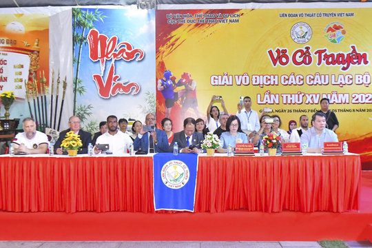 Khai mạc Giải Vô địch các Câu lạc bộ Võ cổ truyền quốc gia lần thứ XV