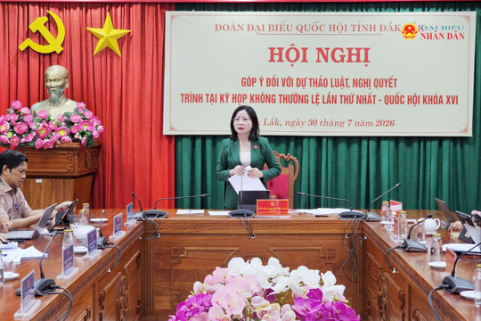 Đắk Lắk lấy ý kiến góp ý 5 dự thảo luật, nghị quyết