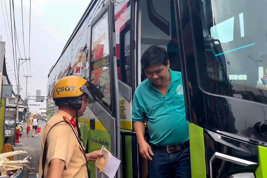 TP. Hồ Chí Minh: Xử lý nghiêm vi phạm trong hoạt động vận tải đường bộ
