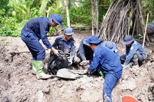 TP. Cần Thơ: Đội K90 tìm kiếm, quy tập 210 hài cốt liệt sĩ