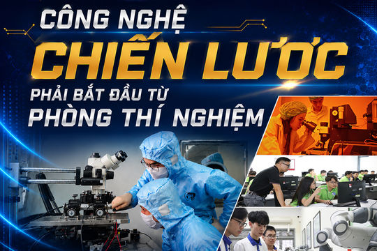 Công nghệ chiến lược phải bắt đầu từ phòng thí nghiệm