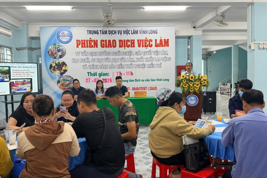 Vĩnh Long: Đổi mới phương thức kết nối giữa người lao động và doanh nghiệp