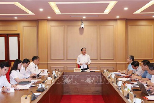 Công bố Quyết định kiểm tra, giám sát với Ban Thường vụ Tỉnh ủy tỉnh Tuyên Quang và Cao Bằng