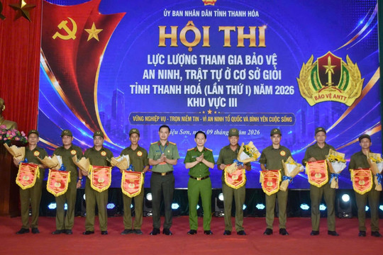 Công an tỉnh Thanh Hóa: Lực lượng tham gia bảo vệ ANTT ở cơ sở là “cánh tay nối dài” của Công an tại địa bàn dân cư