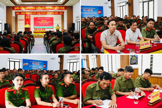 Công an tỉnh Hà Tĩnh lan tỏa khí thế thi đua qua Hội thi lực lượng tham gia bảo vệ ANTT ở cơ sở