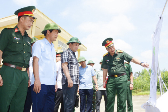 Bí thư Tỉnh ủy Bắc Ninh làm việc và kiểm tra doanh trại, thao trường Trung đoàn BB833
