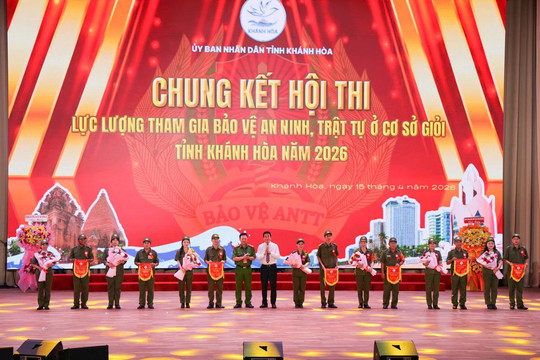 Ấn tượng Chung kết Hội thi lực lượng tham gia bảo vệ ANTT cơ sở giỏi tỉnh Khánh Hòa năm 2026
