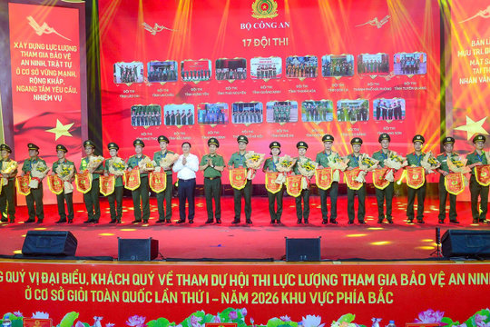 Thượng tướng Lê Văn Tuyến dự khai mạc Hội thi lực lượng tham gia bảo vệ ANTT ở cơ sở giỏi toàn quốc lần thứ I, năm 2026