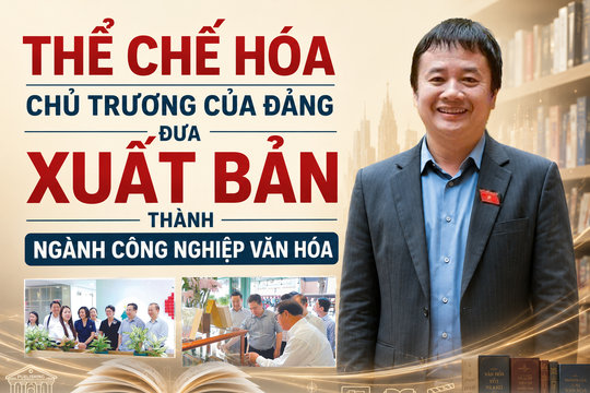 Thể chế hóa chủ trương của Đảng, đưa xuất bản thành ngành công nghiệp văn hóa