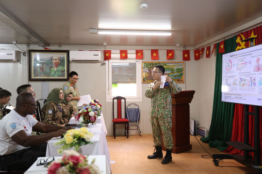 Dấu ấn nghiên cứu khoa học của Bệnh viện dã chiến cấp 2 số 7 tại Nam Sudan